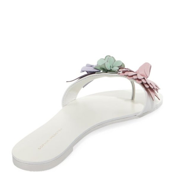 Sophia Webster Lilico Floral Slide Flat Sandals